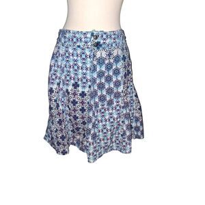 Athleta Blue & White Medallion Pack Everywhere Athletic Skort Women's Size 4